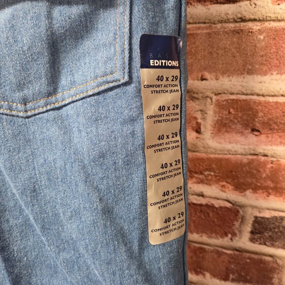 Vintage Men's KMART Basic Editions Comfort Action Stretch Denim Jeans  40 x 29 - Picture 8 of 9